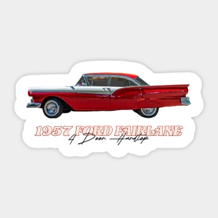 1957 Ford Fairlane 500 4 Door Hardtop Sticker